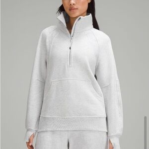 Lululemon Athletica Scuba Oversized Funnel-Neck Half-Zip Long XS/S with Gold!